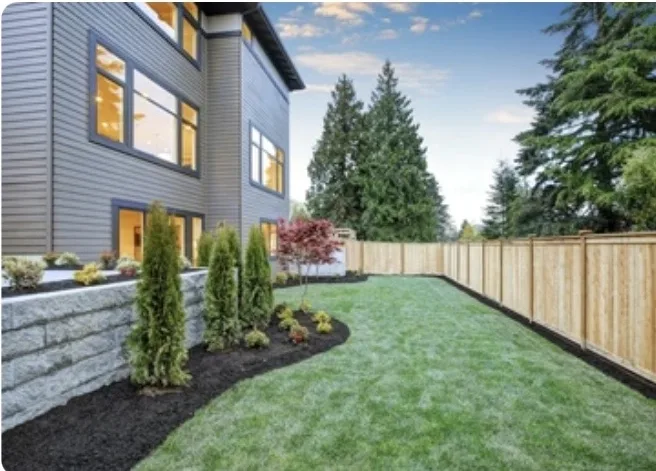 Cedar Backyard Perimeter Fence project by Excalibur Fence and Iron Works