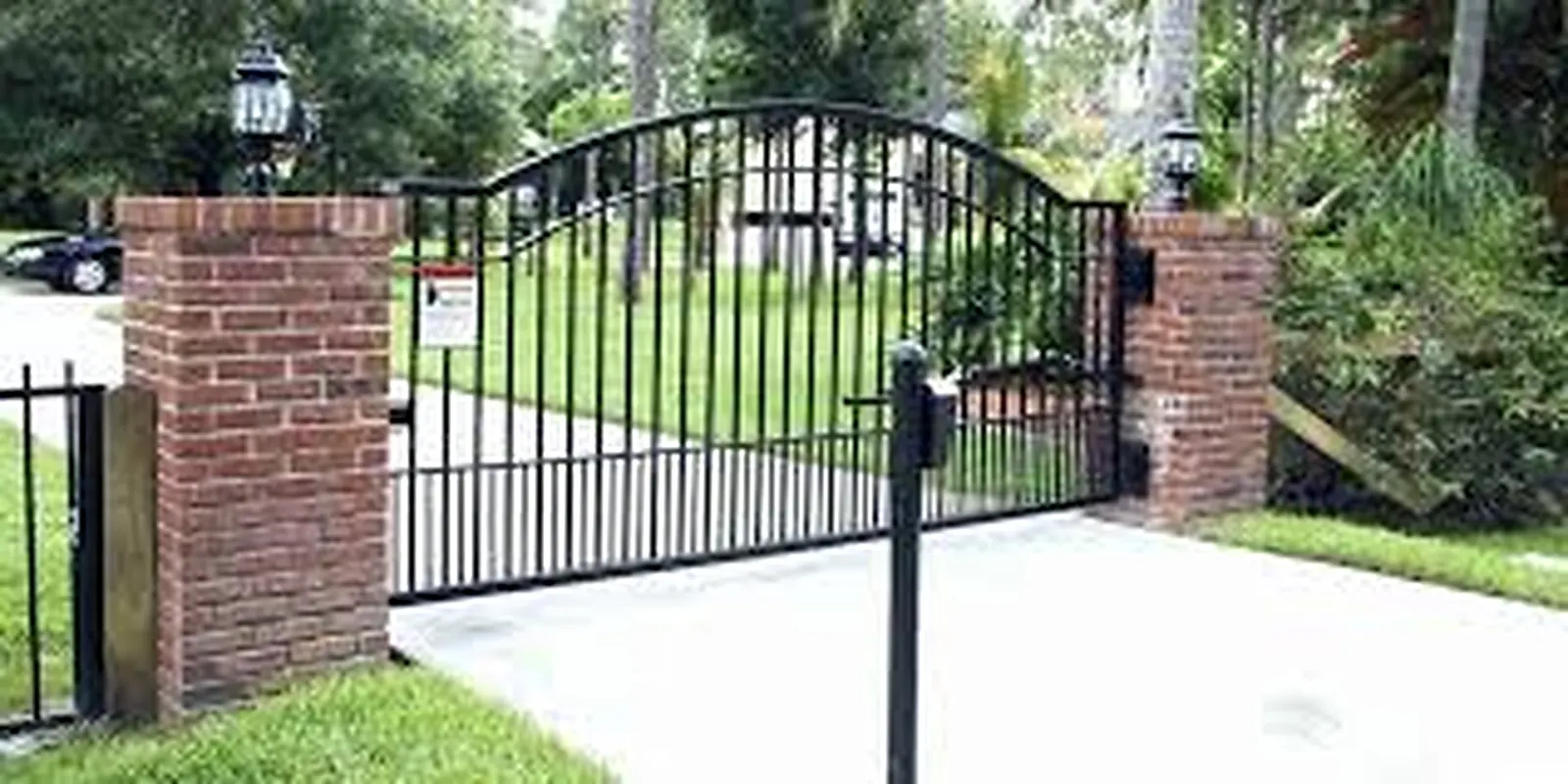 Electric Gate project by Excalibur Fence and Iron Works