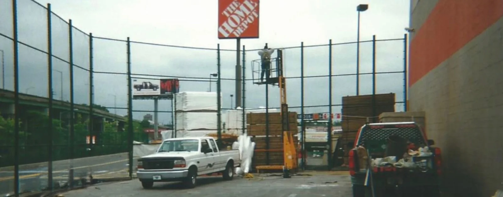 Tall Commercial Security Fence project by Excalibur Fence and Iron Works